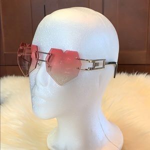 🌈3/$30🌈 Rimless heart shaped sunglasses